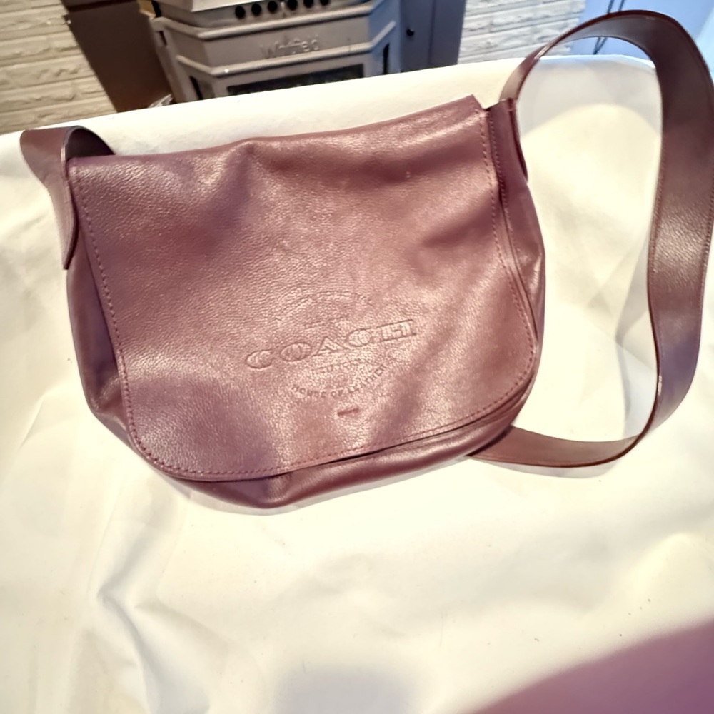 Coach Chocolate brown Crossbody Bag Smooth Leather